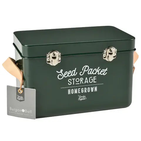 Seed Packet Storage Tin - Green