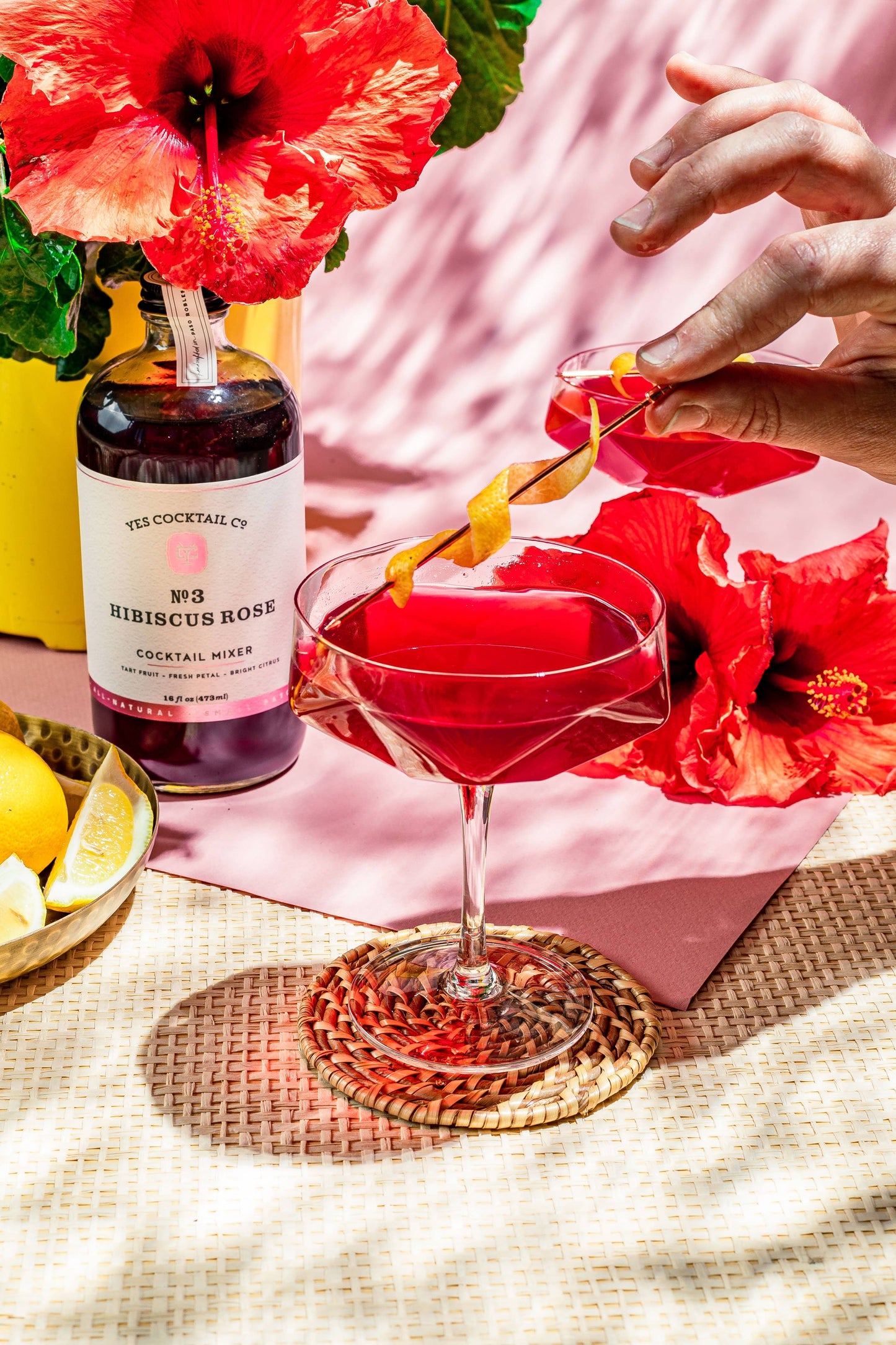 Hibiscus Rose Cocktail Mixer