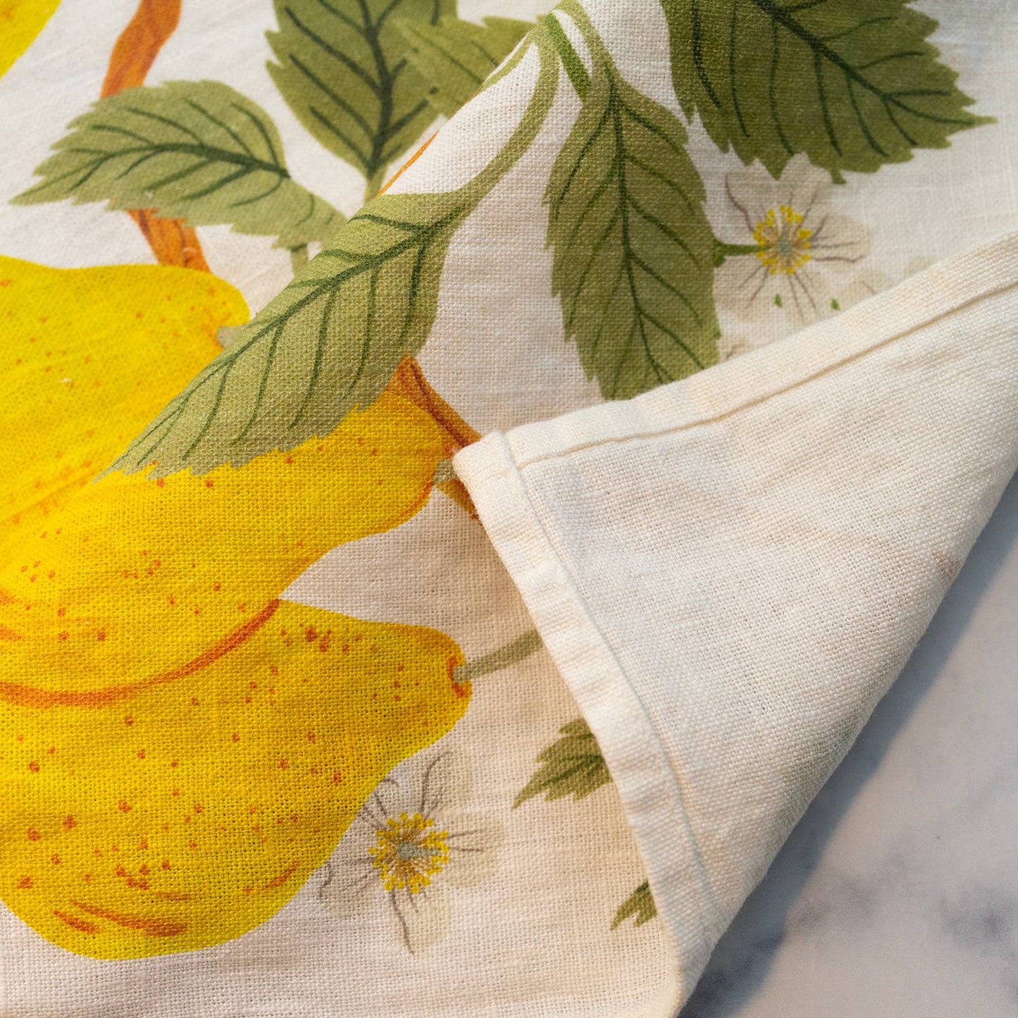 PEAR ORCHARD LINEN TEA TOWEL