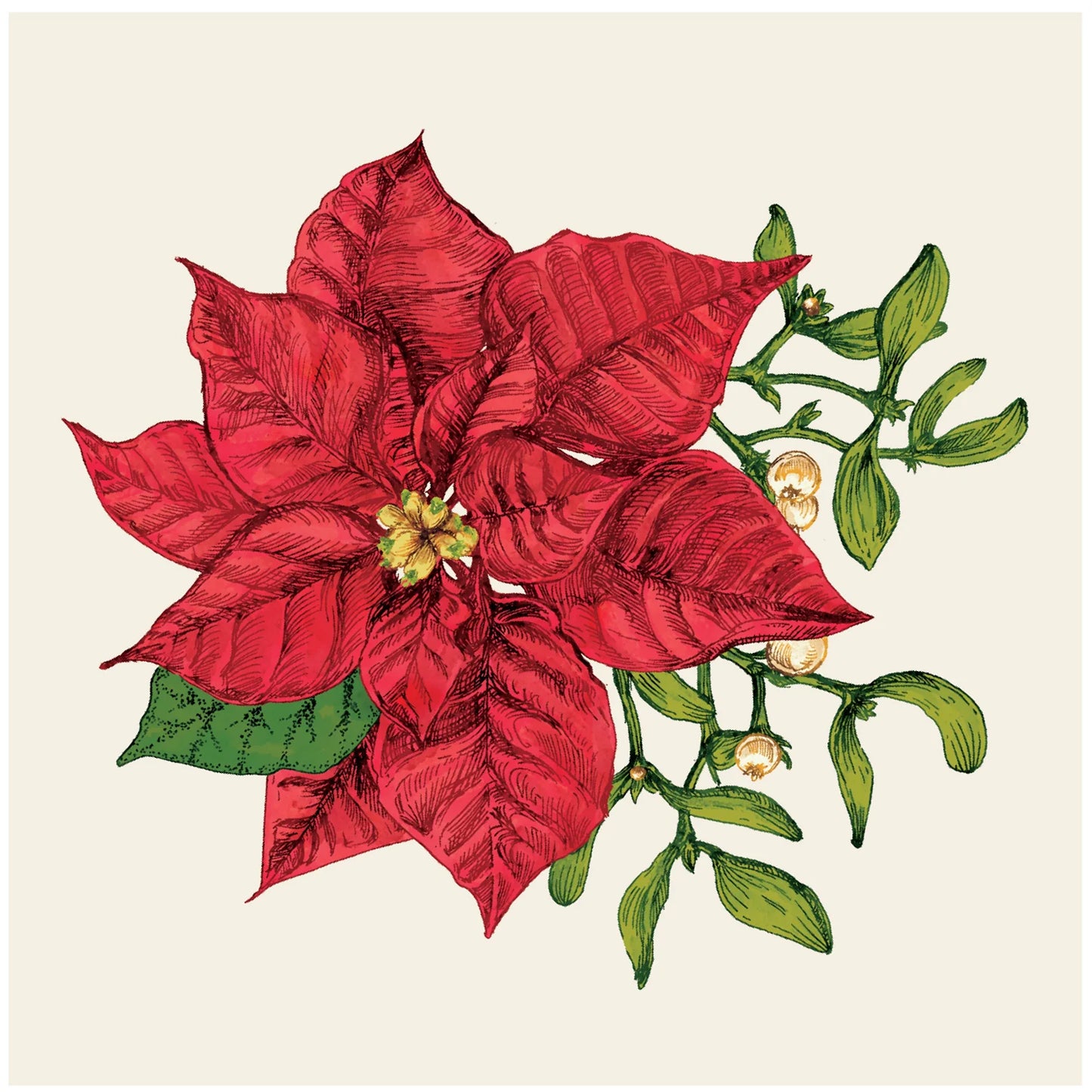 Poinsettia Napkins