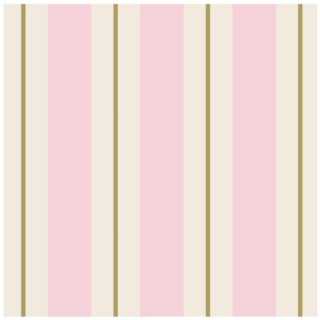 Pink & Gold Awning Stripe Napkins