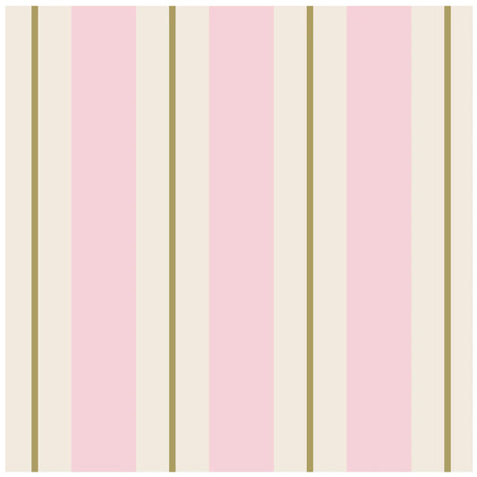 Pink & Gold Awning Stripe Napkins