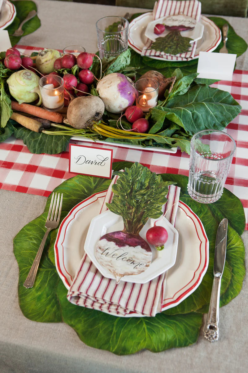 Die-cut Cabbage Placemat