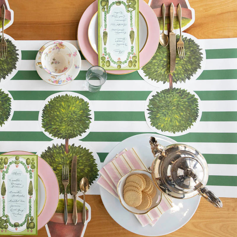 Pink & Gold Awning Stripe Napkins