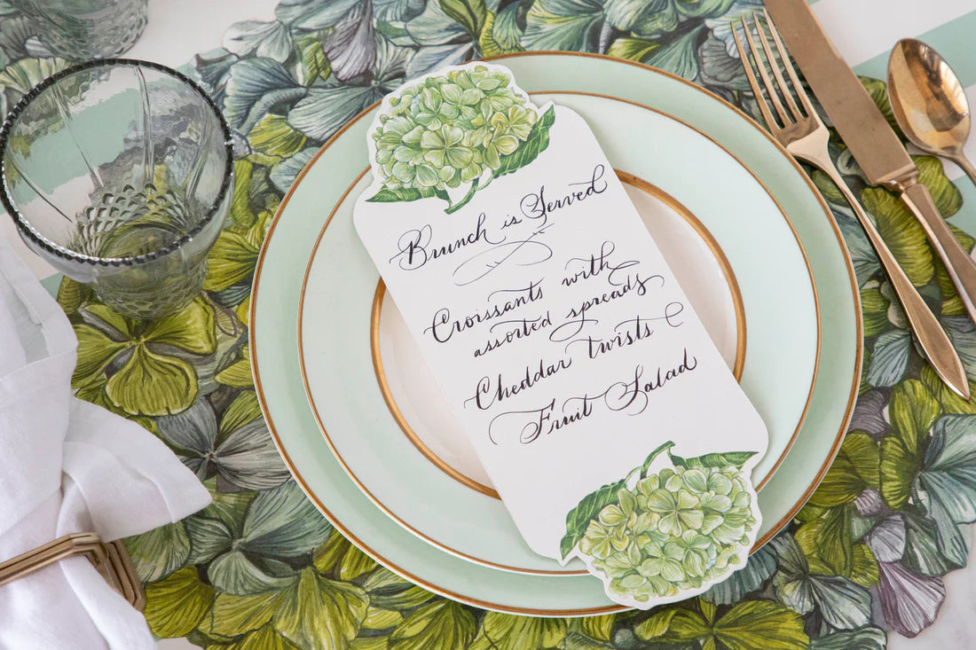 Hydrangea Table Card