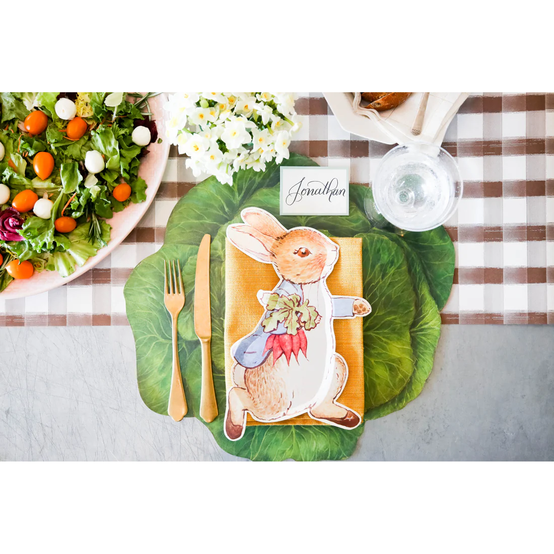 Die-cut Cabbage Placemat