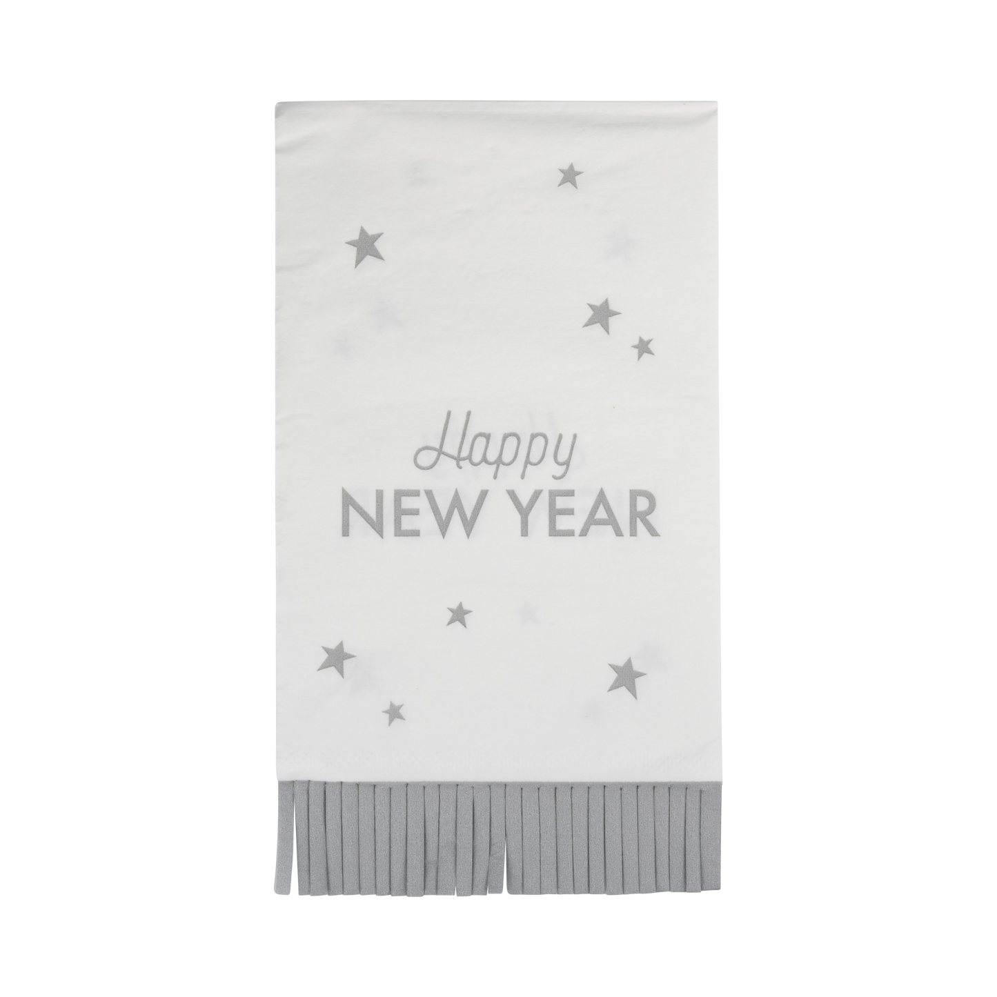 Happy New Year Fringed Dinner Napkin