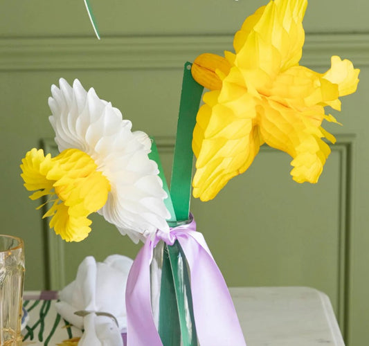 Honeycomb Paper Daffodils