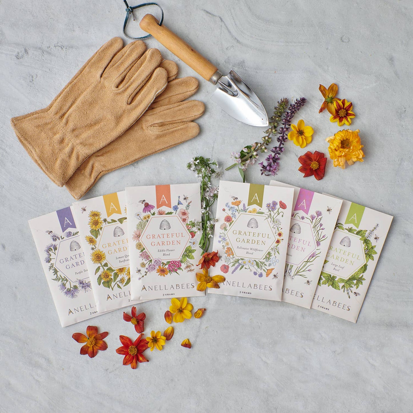 Edible Flower Garden Seed Blend