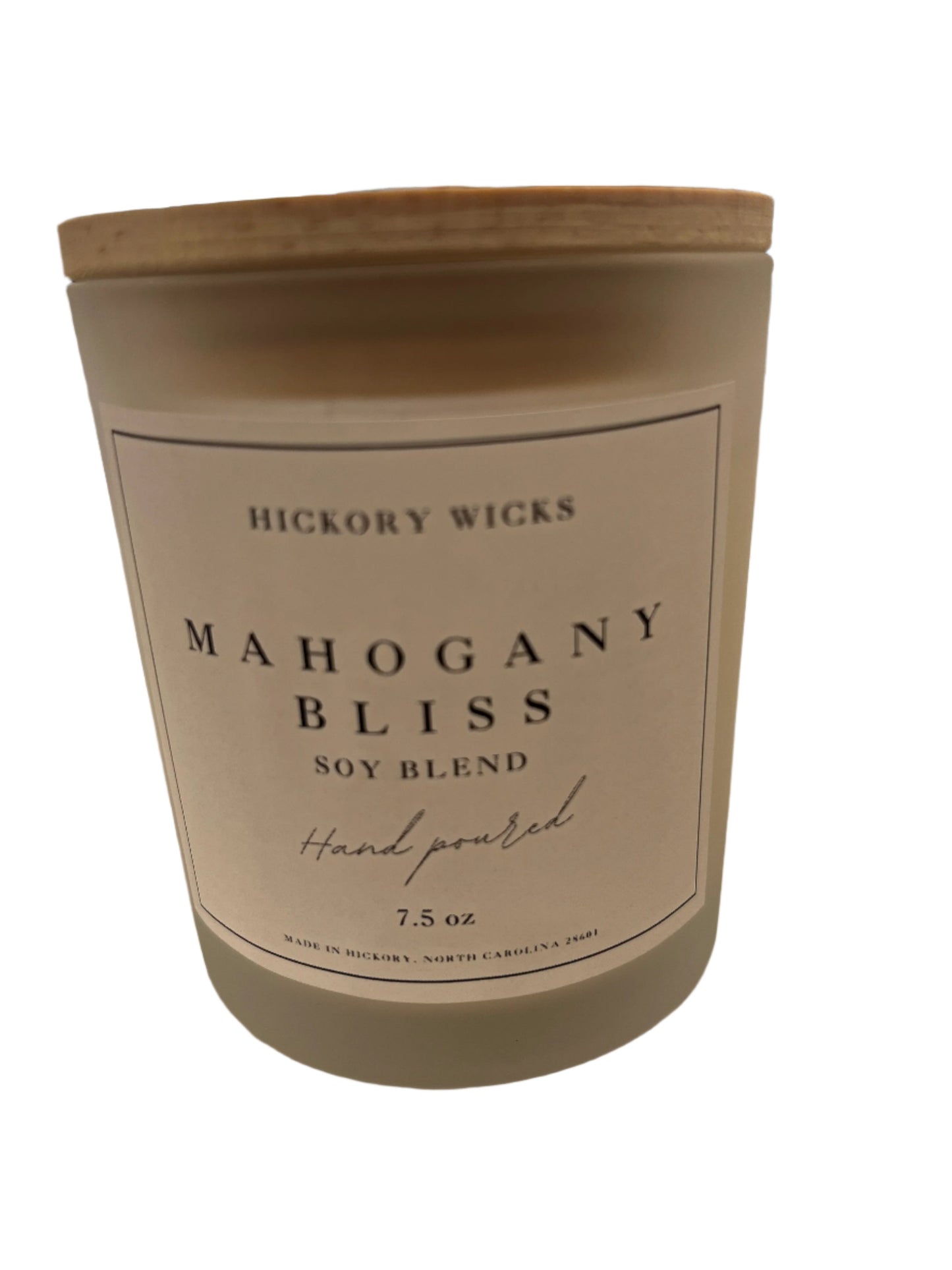 Mahogany Bliss -Soy Candle